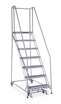 Steel Safety Rolling Ladder - Knocked Down Model