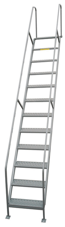 Aluminum Access Stairway Ladder