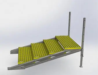 FRP Composite Adjustable Height Stairs