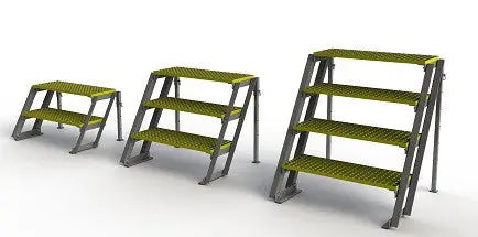 FRP Composite Adjustable Height Stairs