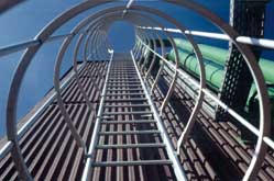 Counter Balanced Retractable Ladder