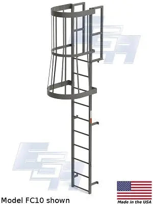 Fixed Vertical and Cage Ladders (FC & FC Series)