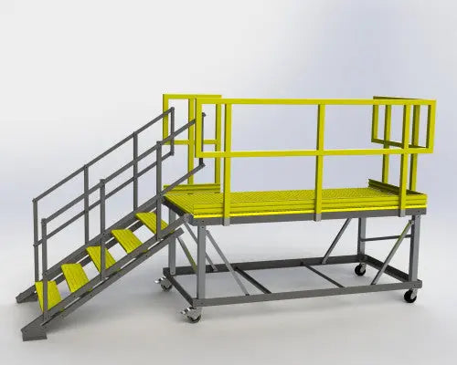 FRP Composite Truck Trailer Work Platform