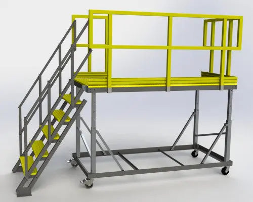 FRP Composite Truck Trailer Work Platform