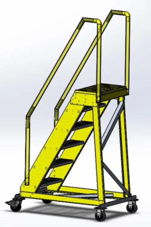 FRP Composite Rolling Ladder