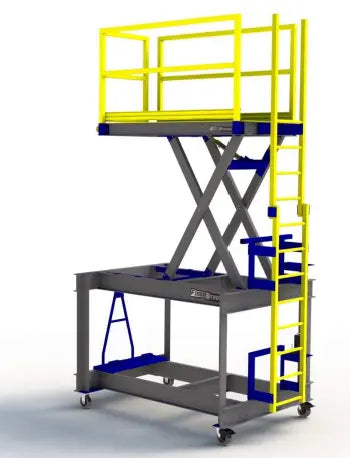 FRP Composite B5 Aircraft Maintenance Platform