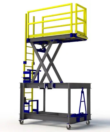 FRP Composite B5 Aircraft Maintenance Platform