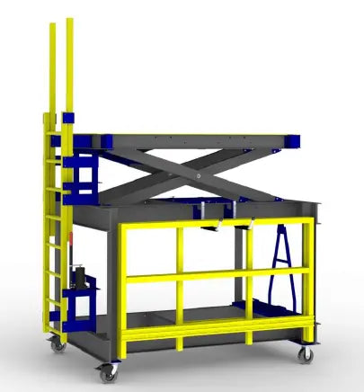 FRP Composite B5 Aircraft Maintenance Platform