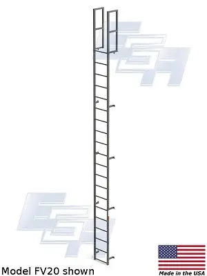 Fixed Vertical and Cage Ladders (FC & FC Series)