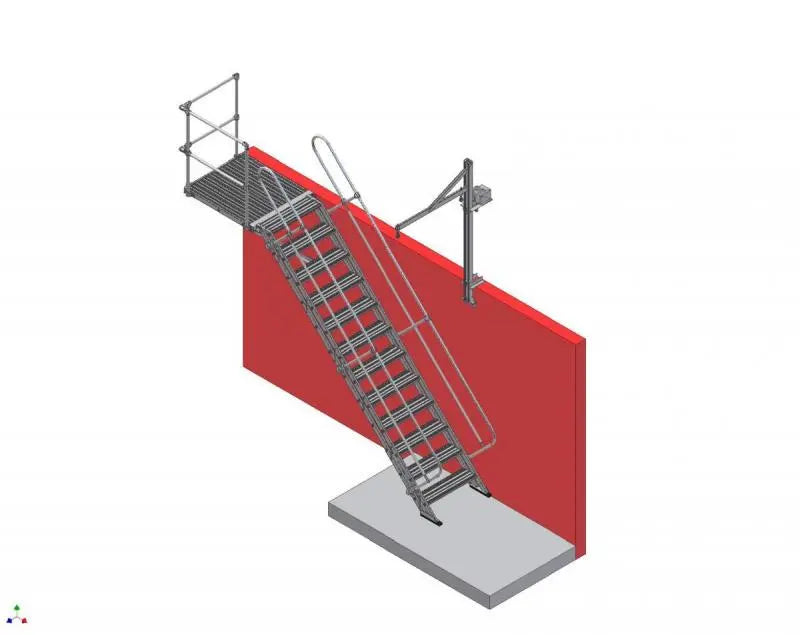 Removable Aluminum Stairways