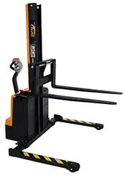Narrow Mast Stacker with Powered Drive & Lift
