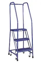 Steel Safety Rolling Ladder - Assembled