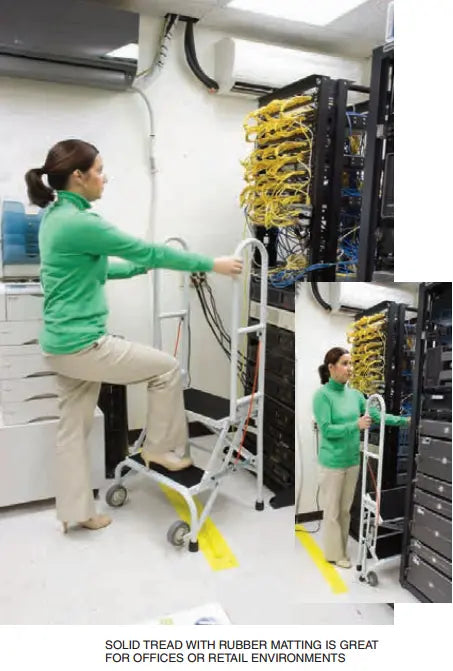 Stock N Store Steel Folding Ladders