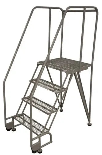 Straddle Base Style Tilt and Roll Ladders