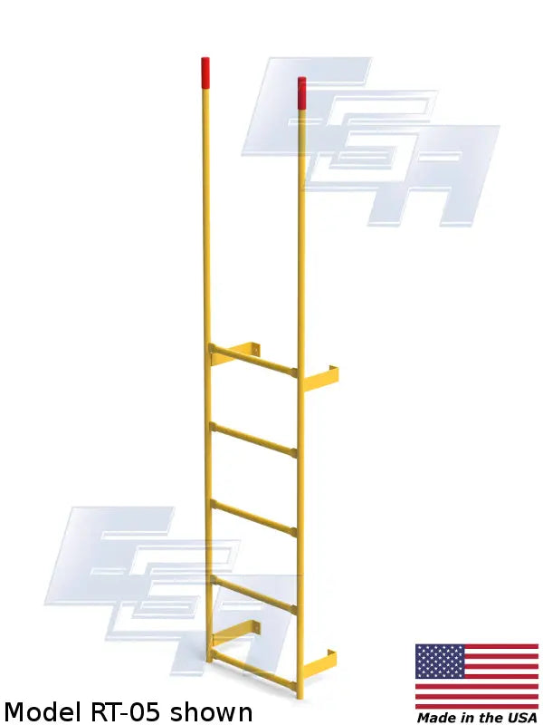 Wall-Mount Walk-through Steel Dock Ladder