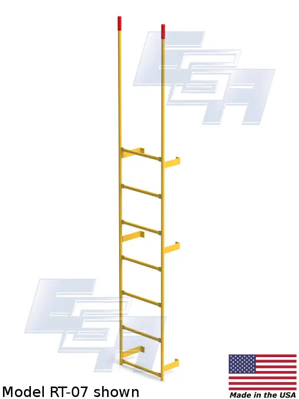 Wall-Mount Walk-through Steel Dock Ladder