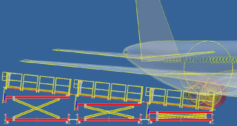 Wing Access Stands - Modular