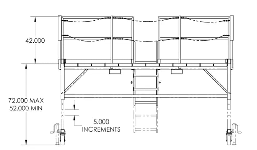 Platform Dimensions Multi-Purpose Maintenance Platform - Fabrication Authorities Intl. – FAI
