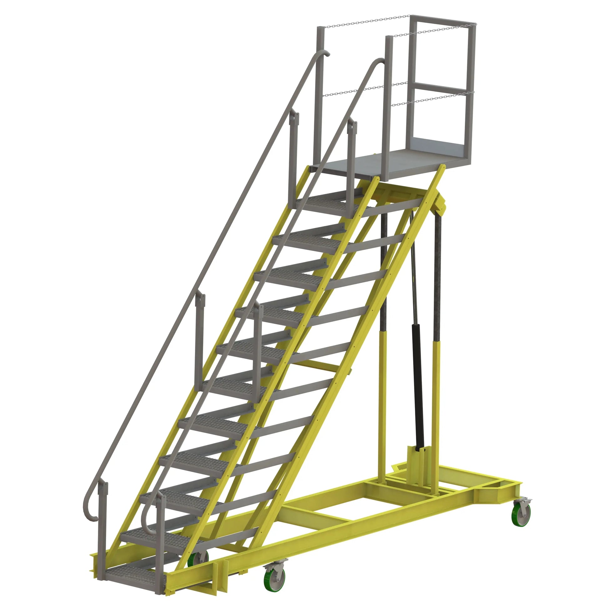 Adjustable Height Ladder