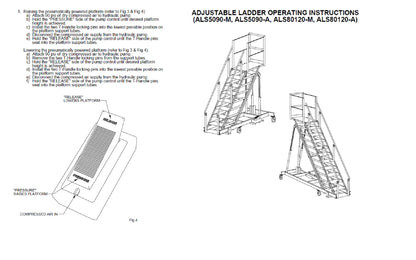 Adjustable Height Ladder