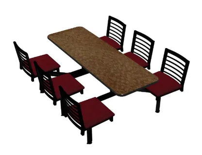 Cafeteria Table Cebra Cluster Units