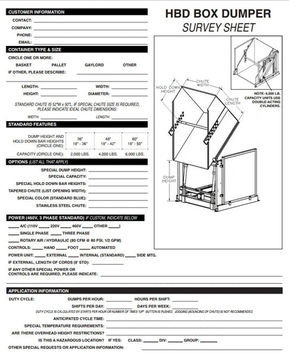 Electric Hydraulic Box Dumpers