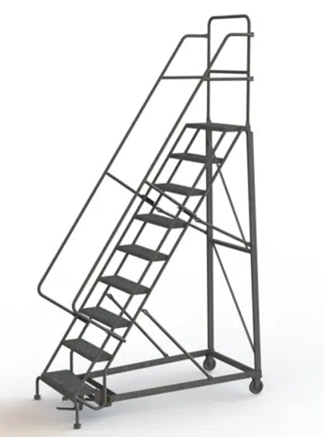 Heavy Duty Steel Rolling Ladder