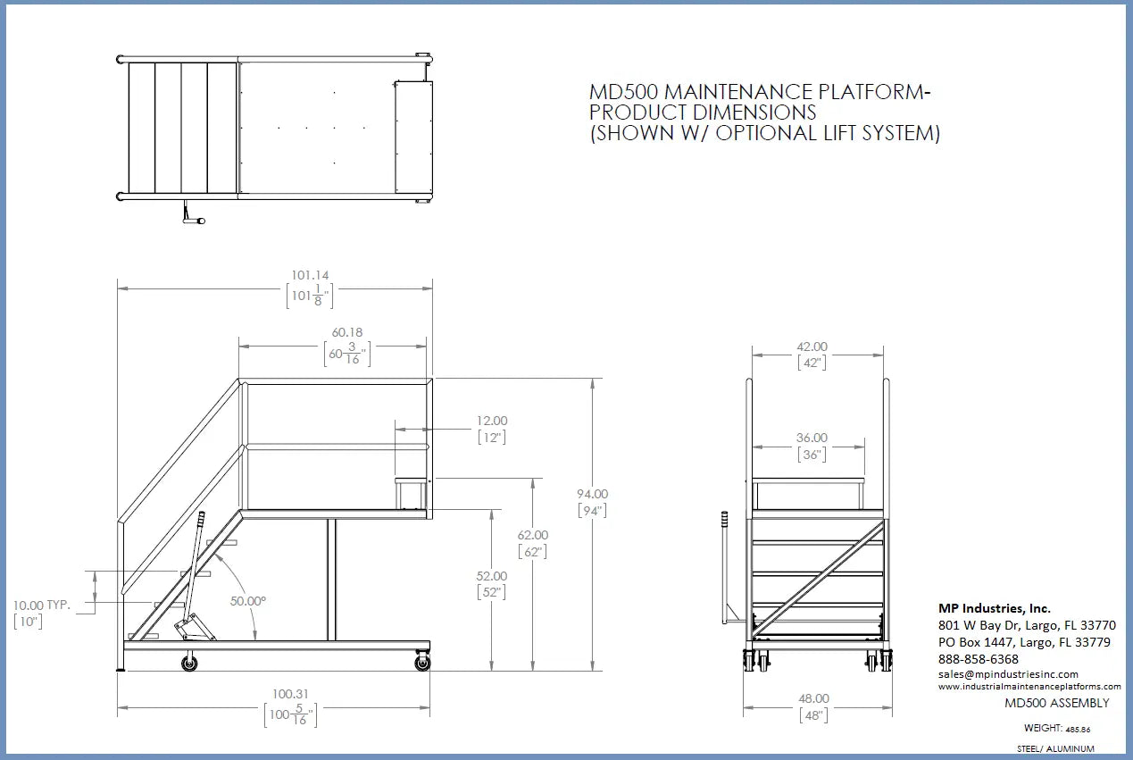 MD 500 Maintenance Platform