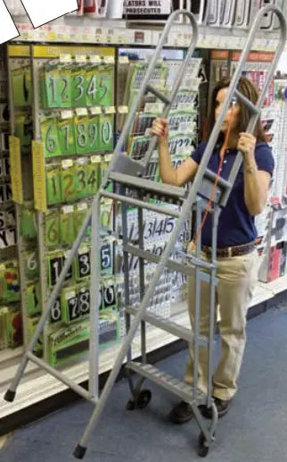 Stock N Store Steel Folding Ladders
