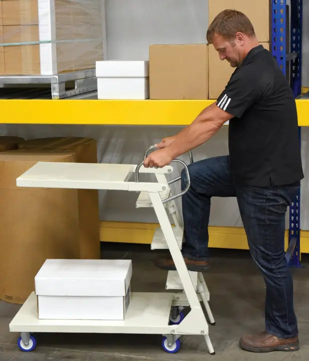 Stock picker Ladder carts