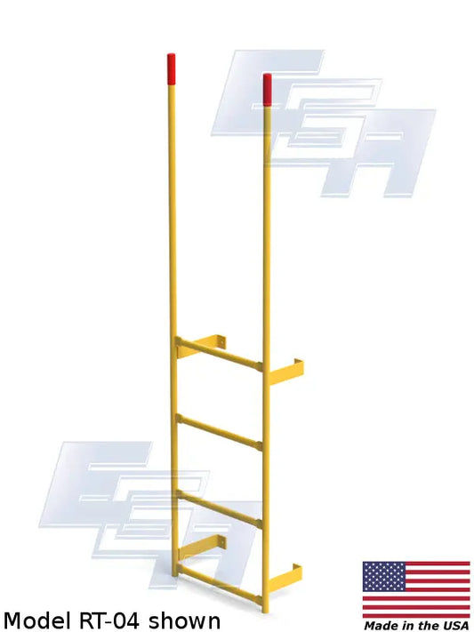Wall-Mount Walk-through Steel Dock Ladder