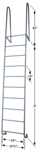 Welded Steel Dock Ladders