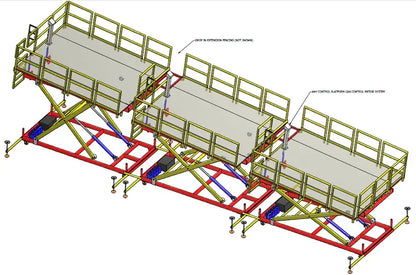 Wing Access Stands - Modular